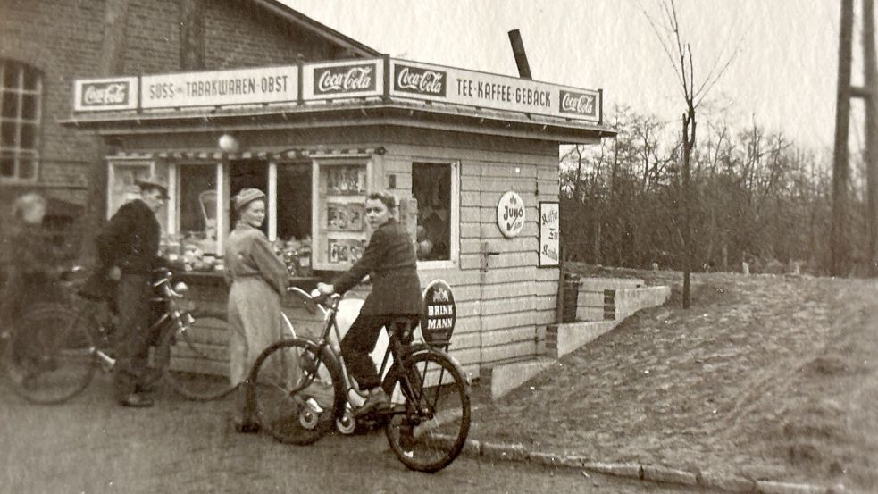 Ein seltenes Foto vom Kiosk am Bahnhof. Foto: Sammlung Borde