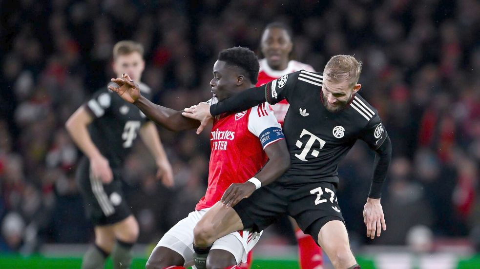 Der FC Bayern trifft in der Champions League wieder auf Arsenal. (Archivbild) Foto: Sven Hoppe