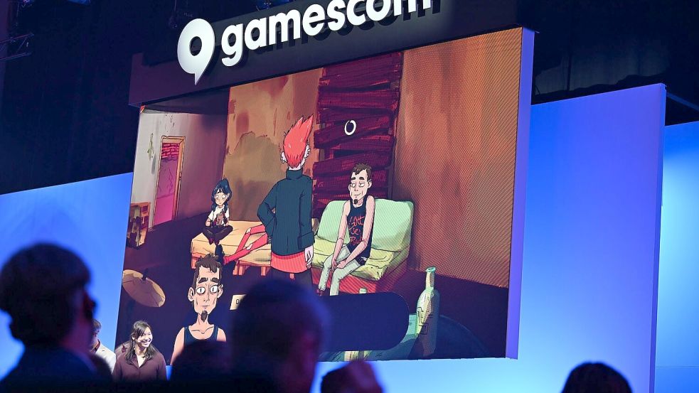 Eine Playing-History-Entwicklerin stellte bei der Gamescom „Grenzgänger“ vor. Foto: Wolf von Dewitz/dpa