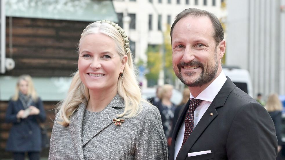 Das Königspaar von Norwegen: Haakon und Mette-Marit. Foto: Jens Kalaene