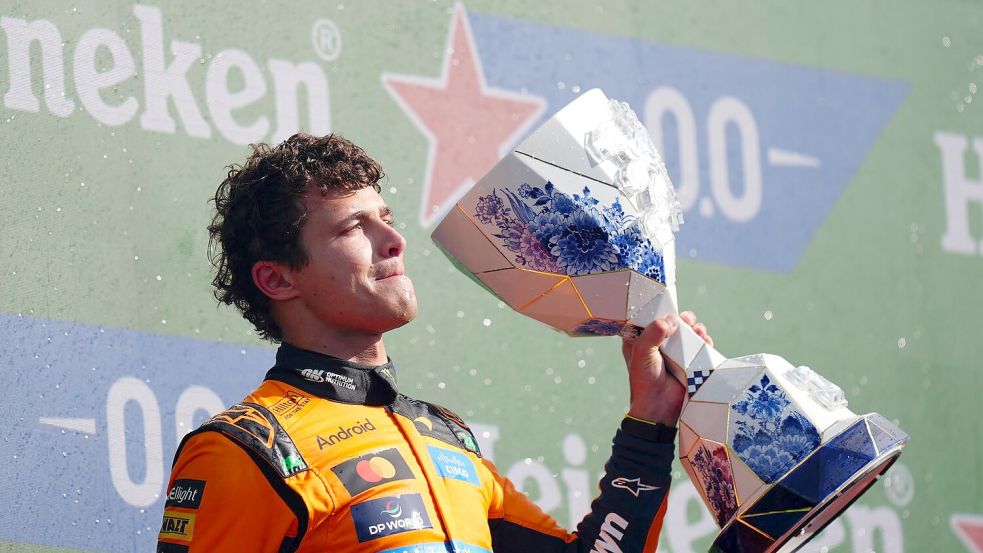 Bleibt noch länger bei McLaren: Weltmeister Lando Norris. (Archivbild) Foto: David Davies