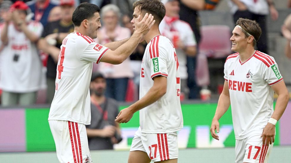 Der 1. FC Köln hatte zum Saisonstart viel Grund zum Jubel. Foto: Federico Gambarini