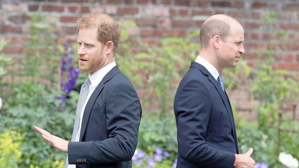Spätestens seit der Veröffentlichung der Autobiografie Harrys „Spare“ scheint das Tischtuch zerschnitten. (Archivfoto) Foto: Dominic Lipinski/Pool PA via AP/