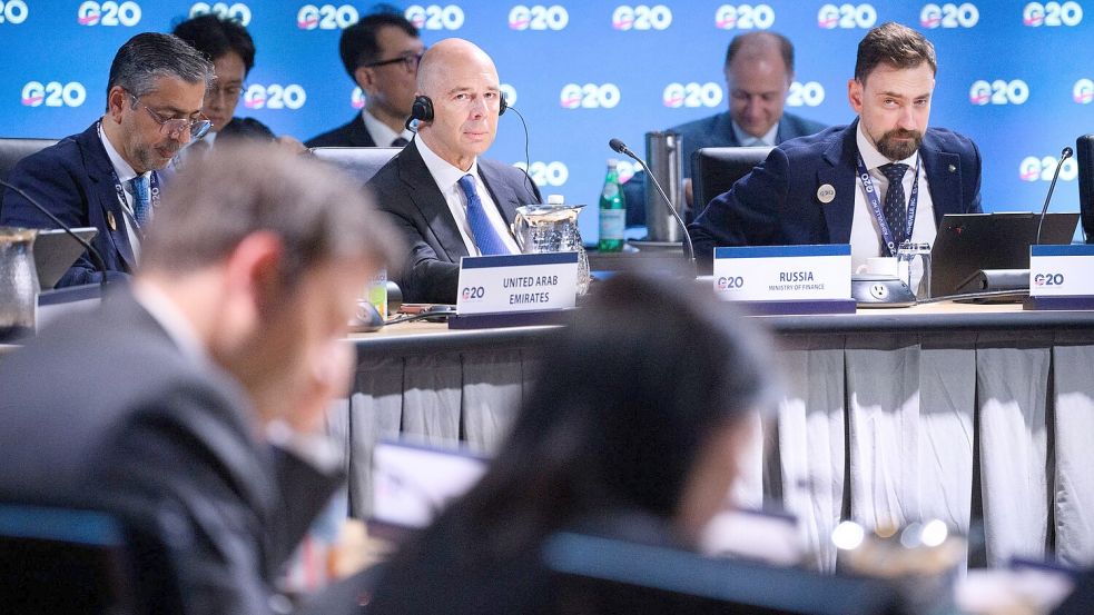 In der Runde der G20-Finanzminister sitzt erstmals wieder ein russischer Minister. Foto: Bernd von Jutrczenka