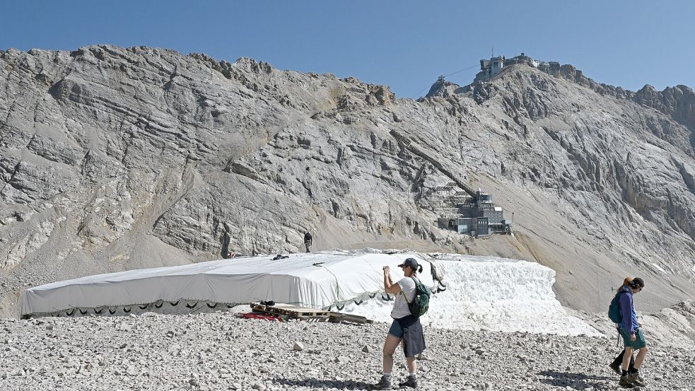 Gletscherschmelze durch globale Erwärmung findet schon jetzt statt (Archivbild) Foto: Angelika Warmuth