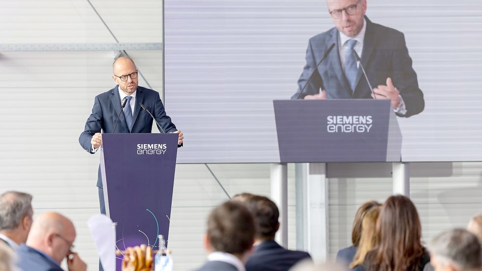Siemens-Energy-Chef Bruch: „Wir brauchen einen zivilen Operationsplan.“ (Archivbild) Foto: Daniel Karmann