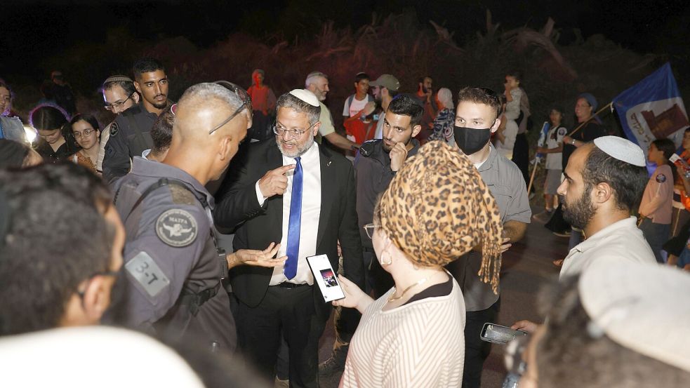 Will einen Gaza-Streifen, frei von Palästinensern: Israels Sicherheitsminister Itamar Ben-Gvir. Foto: IMAGO/Hilel Ben Or