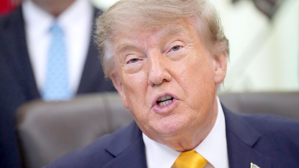US-Präsident Trump gibt sich optimistisch, ein Durchbruch sei möglich. Foto: Jacquelyn Martin