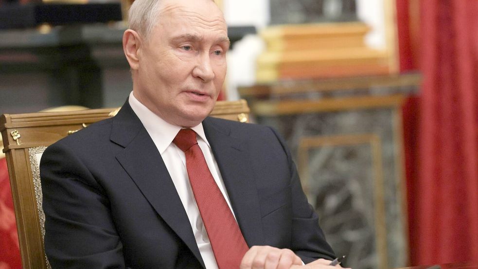Der russische Präsident Wladimir Putin hatte den Angriff auf die Ukraine vor gut viereinhalb Jahren befohlen - und wohl mit einem schnellem Sieg gerechnet. Foto: Gavriil Grigorov