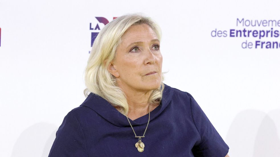 Marine Le Pen, Ex-Vorsitzende der Rechtsaußen-Partei Rassemblement National, liegt vor der Präsidentschaftswahl im Frühjahr 2027 vorne. Foto: IMAGO / KCS Presse