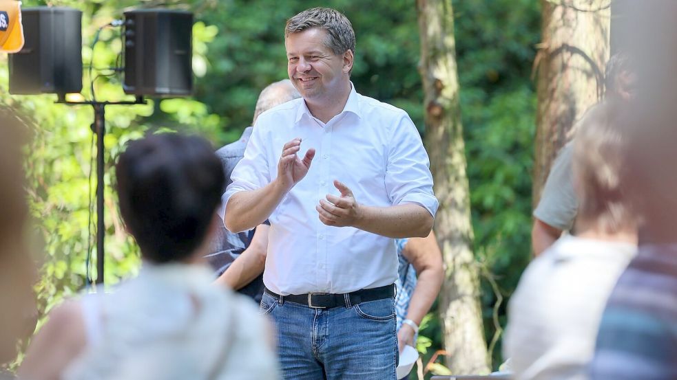 Der CDU-Wahlkampf war stark auf die Person Sven Schulze zugeschnitten. (Archivbild) Foto: Peter Gercke