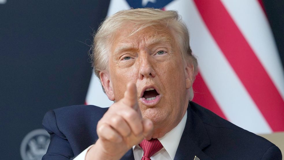 US-Präsident Donald Trump will Grönland unter die Kontrolle der Vereinigten Staaten bringen. (Archivbild) Foto: Julia Demaree Nikhinson