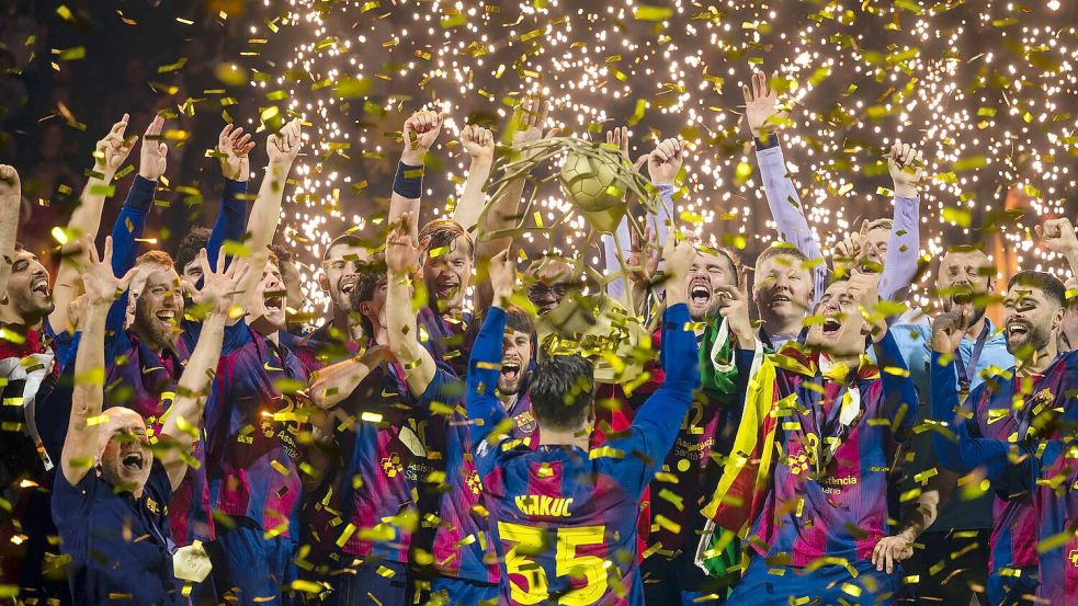 Titelverteidiger FC Barcelona gehört erneut zu den großen Favoriten. (Archivbild) Foto: Marius Becker
