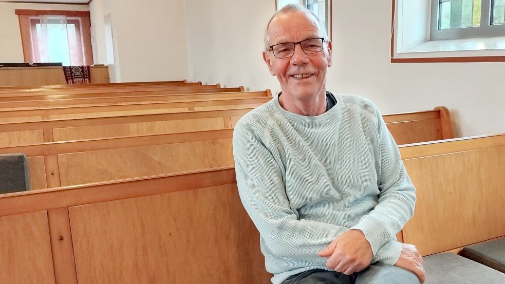 Die Gemeinde wird auch ohne ihn ihren Weg gehen, ist sich Pastor Lothar Heetderks sicher. Foto: Clarissa Scherzer