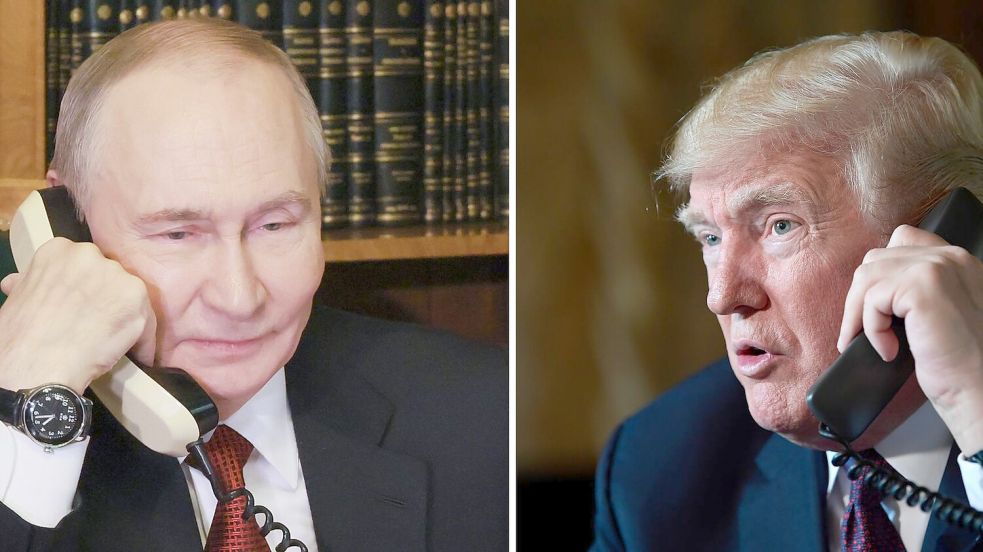 Kremlchef Wladimir Putin und US-Präsident Donald Trump haben erneut telefoniert. (Archivbild) Foto: Mikhail Metzel/Pool Sputnik Krem