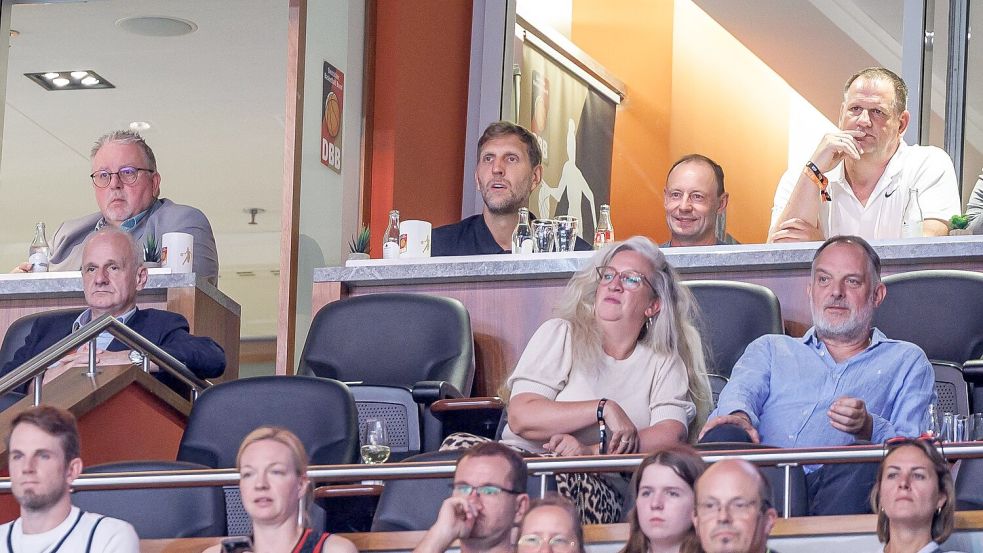 Dirk Nowitzki sah die Partie in der Loge. Foto: Andreas Gora