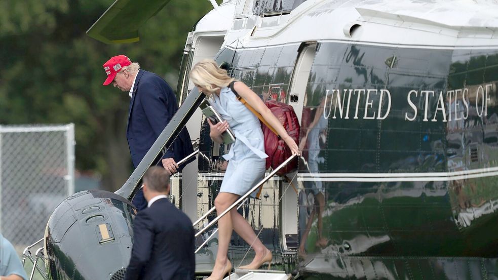 Natalie Harp gilt als enge Vertraute von US-Präsident Donald Trump. (Archivbild) Foto: Jose Luis Magana
