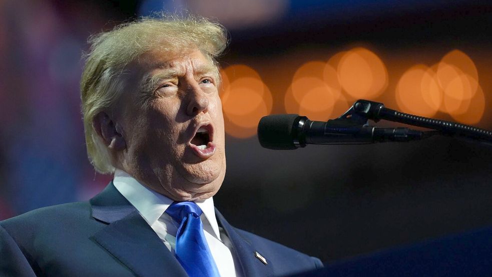 Trump arbeitet gerne mit Feindbildern - aktuell oft im Fokus: „Kommunisten“. Foto: Jacquelyn Martin
