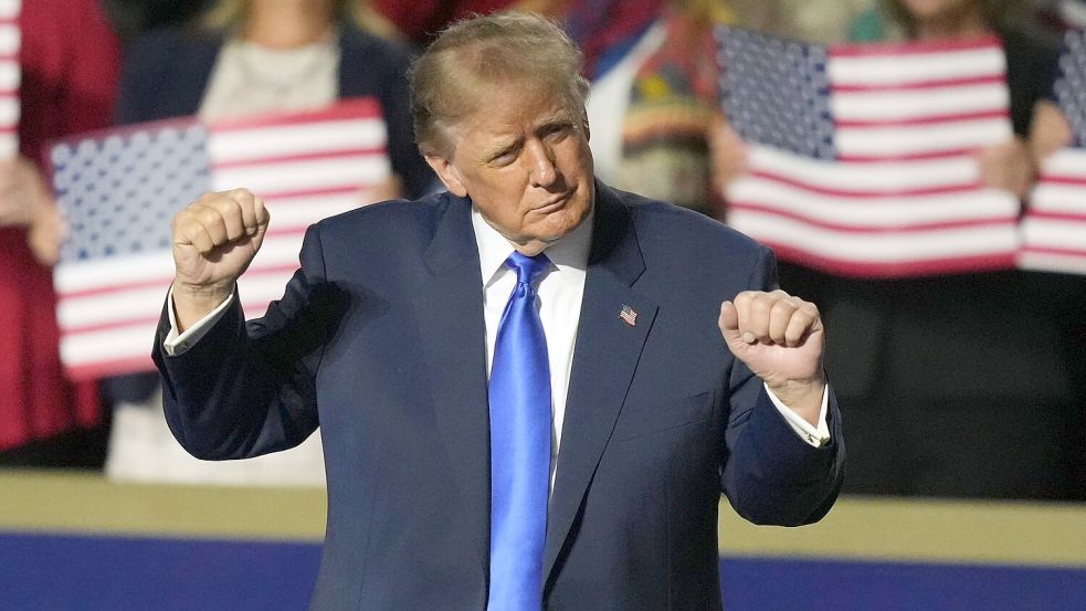 Will Bürger nach der Wahl belohnen: Präsident Trump. Foto: Alex Brandon