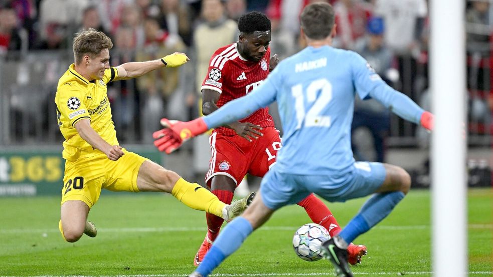 Bodös bester Mann, Torwart Nikita Haikin (Nr. 12), musste zur Pause verletzt raus. Foto: Sven Hoppe/dpa