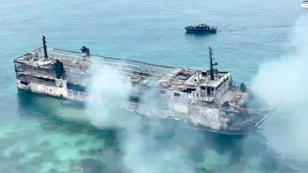 An Bord waren etwa 130 Menschen, als es zu der Brandkatastrophe kam. (Archivbild) Foto: Philippine Coast Guard