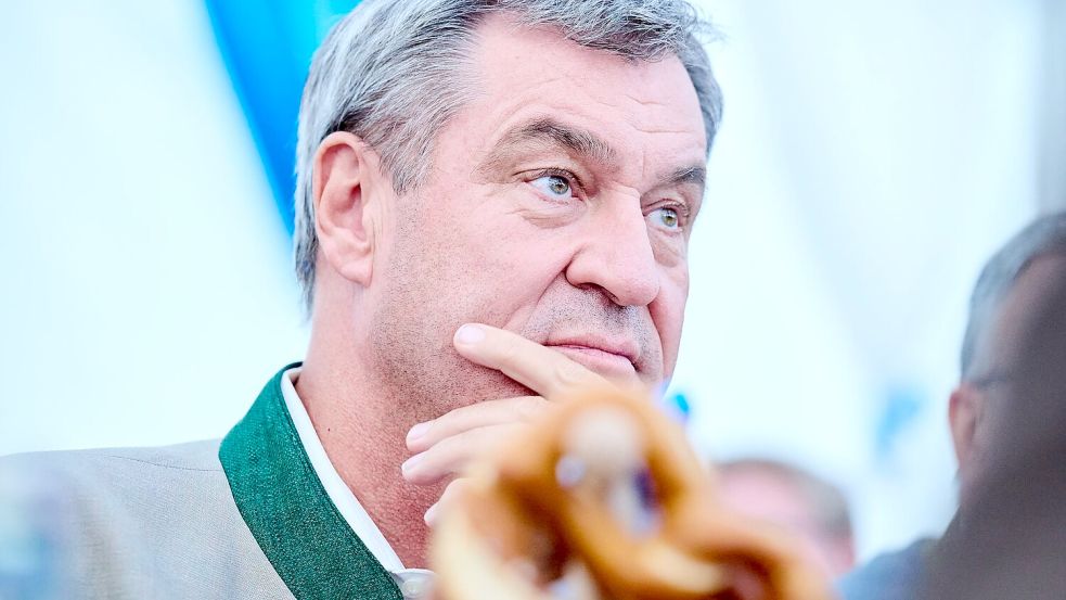 Merz‘ Dauerkonkurrent Markus Söder verteidigt den Kanzler nur halbherzig. (Archivbild) Foto: Annette Riedl