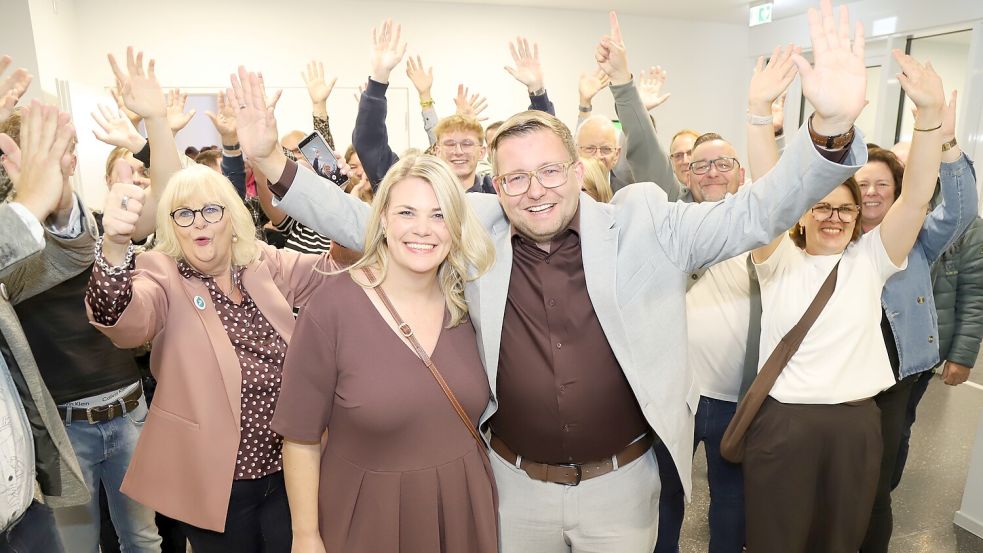 Mit 74,9 Prozent der Stimmen hat sich der amtierende Bürgermeister Nils Anhuth (Einzelwahlvorschlag) in der Gemeinde Barßel durchgesetzt. Foto: Hans Passmann