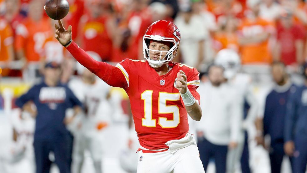 Patrick Mahomes in Aktion. Foto: Colin E. Braley