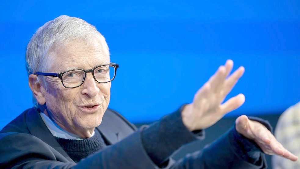 Künstliche Intelligenz müsse die Schere zwischen Arm und Reich schließen, argumentiert die Stiftung von Microsoft-Mitgründer Bill Gates. (Archivbild) Foto: Gian Ehrenzeller