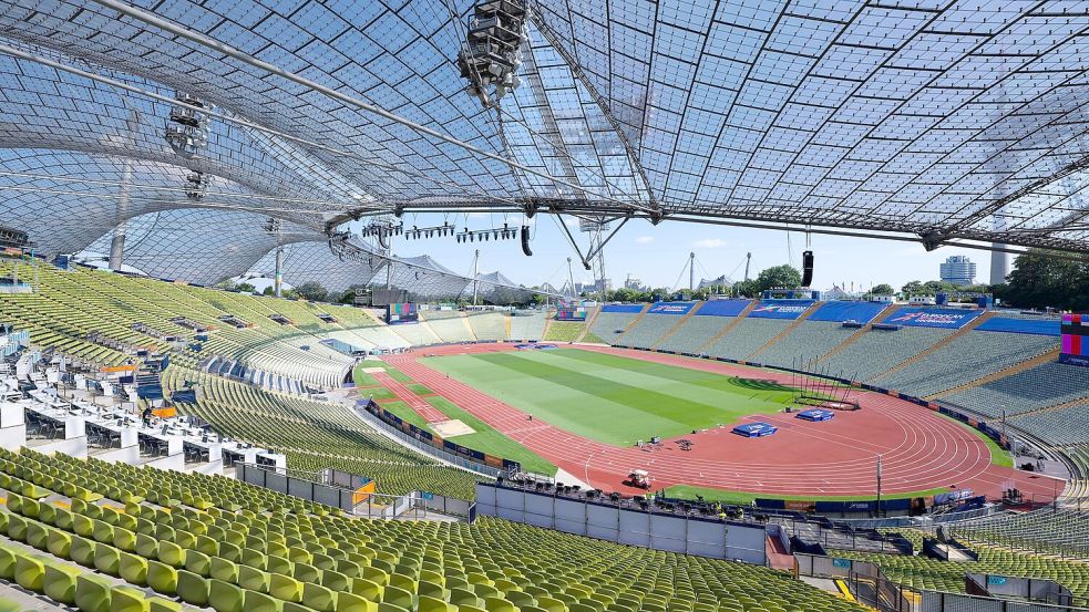 Die European Championships sorgten 2022 für große Begeisterung im Münchner Olympiastadion. Nun findet 2031 eine WM in der bayerischen Landeshauptstadt statt. (Archivbild) Foto: Sven Hoppe