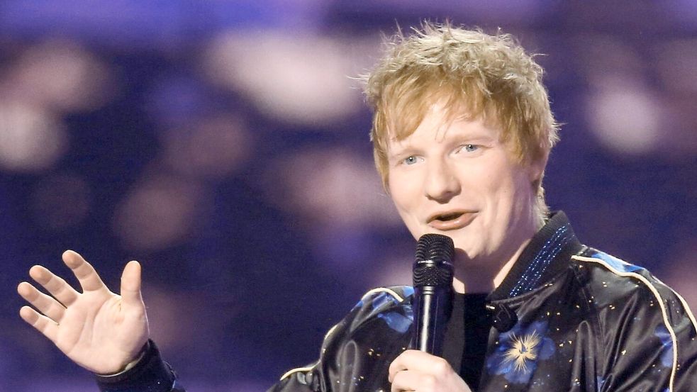 Ed Sheeran soll am Samstag in Philadelphia auftreten. (Archivbild) Foto: Joel C Ryan/AP/dpa