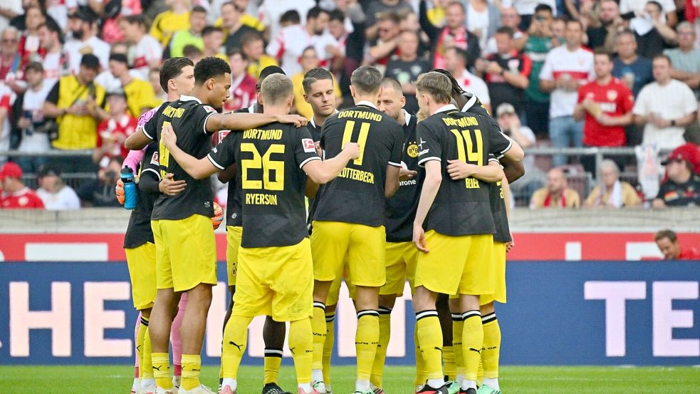 Borussia Dortmund hat in der Bundesliga die Tabellenspitze übernommen. Foto: Jan-Philipp Strobel/dpa