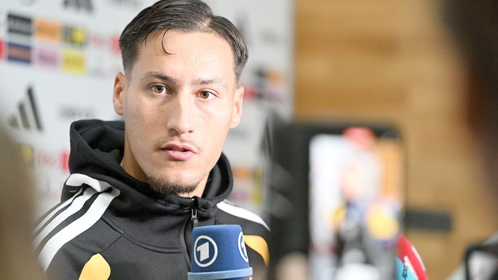 Younes Ebnoutalib hat sich für die DFB-Elf und gegen Einsätze für Marokko entschieden.  Foto: Federico Gambarini/dpa
