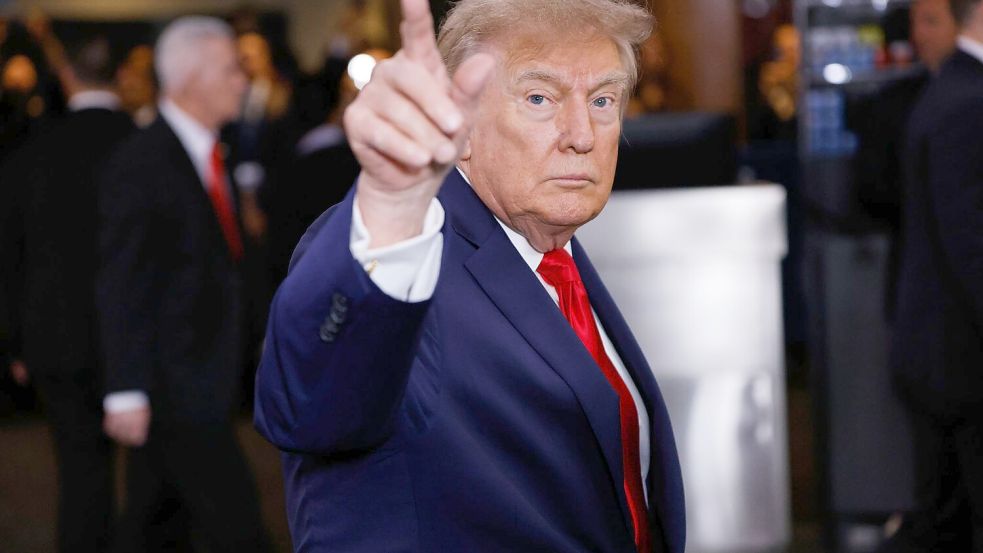 Iran-Krieg, Ukraine-Krieg, Grönland-Streit: Trump äußerte sich in seiner Rede zu einer Reihe internationaler Konflikte. Foto: Stefan Jeremiah/FR171756 AP/AP/dpa