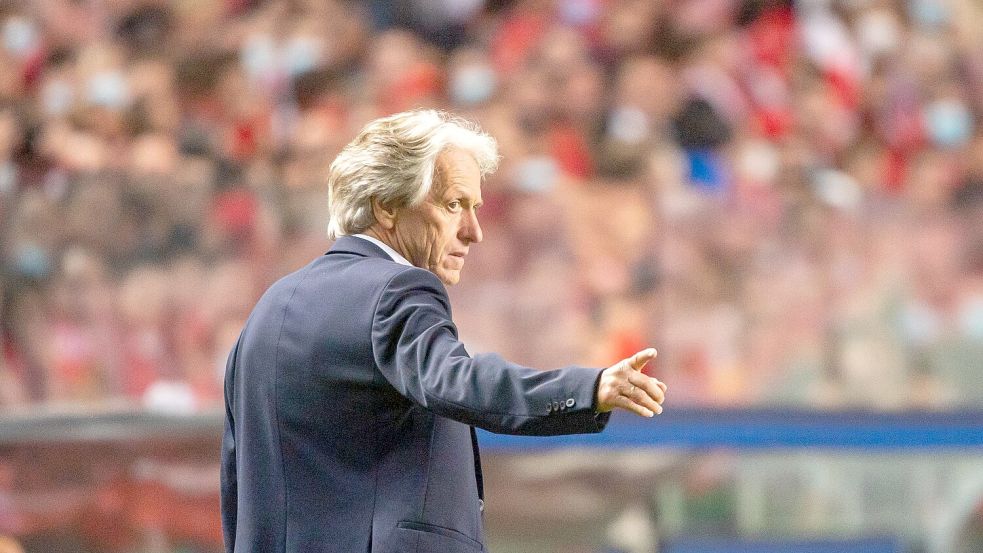 Portugals neuer Nationaltrainer Jorge Jesus. Foto: Peter Kneffel/dpa