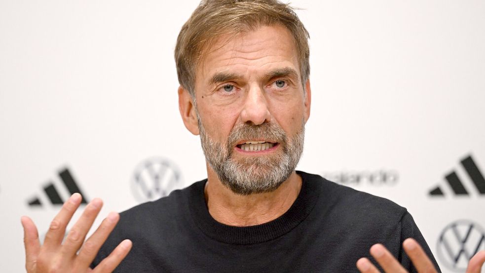 Jürgen Klopp startet gegen die Niederlande als Bundestrainer.  Foto: Federico Gambarini/dpa