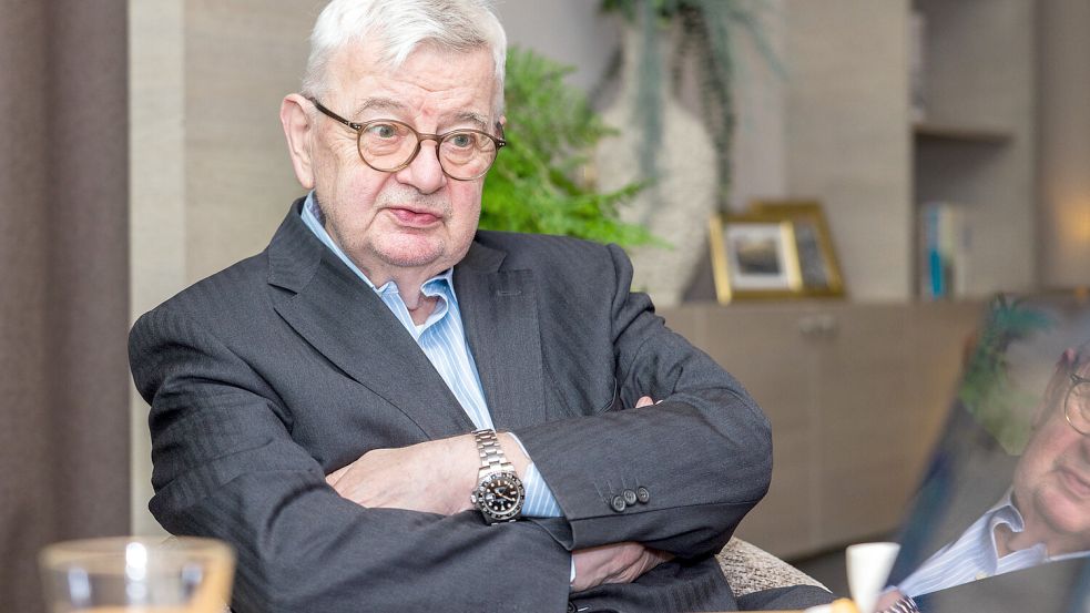 Joschka Fischer, ehemaliger Außenminister und Vizekanzler der Bundesrepublik Deutschland (Grüne), sorgt sich um Europas Zukunft. Foto: André Havergo