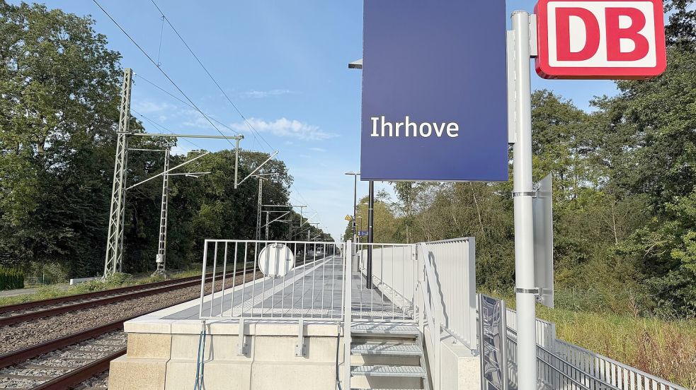 Ab Montag, 5. Oktober 2026, halten die Züge, die auf der Wunderline zwischen Bremen und Groningen unterwegs sind, auch wieder in Ihrhove – am neuen Bahnhaltepunkt. Foto: David Ammermann