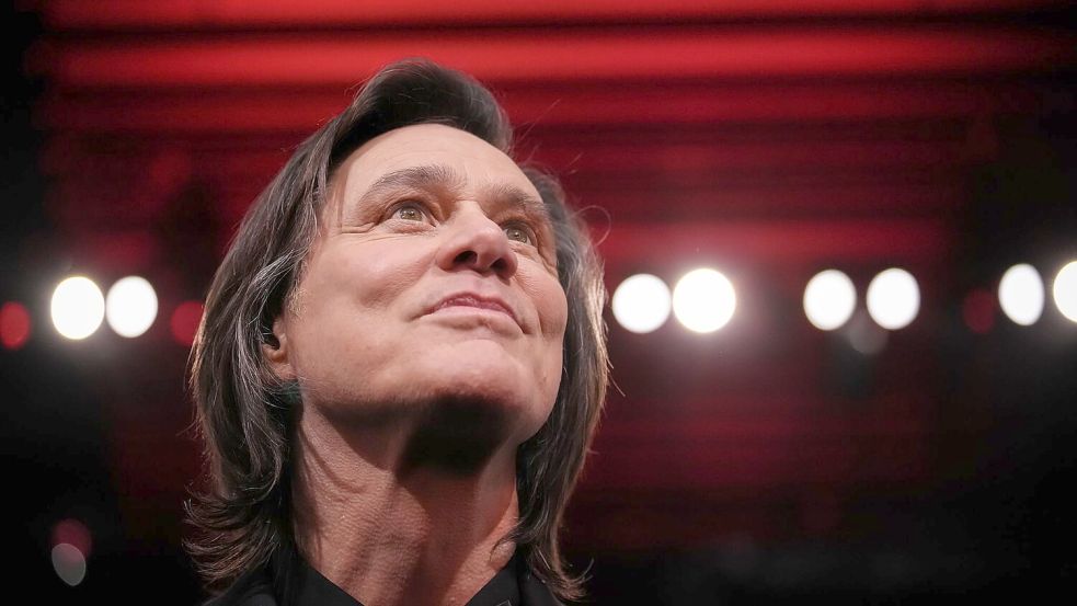 Jim Carrey spielte unter anderem in „Die Truman Show“, „Die Maske“ und „Vergiss mein nicht“. (Archivbild) Foto: Aurelien Morissard/AP/dpa