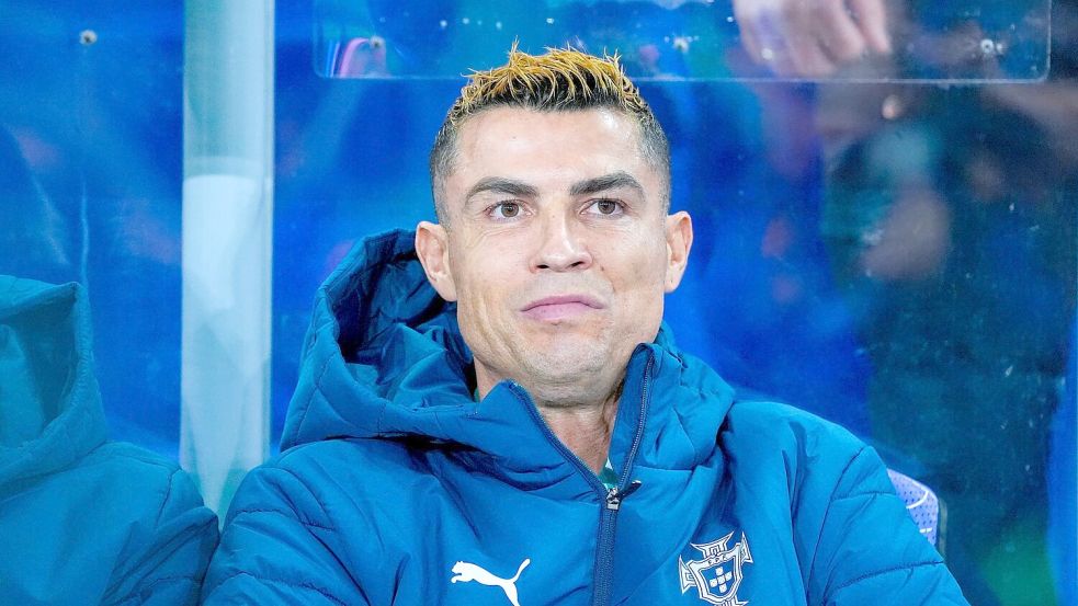 Das letzte Mal im Dress der Nationalmannschaft? Cristiano Ronaldo bei Portugals Länderspiel in Norwegen. Foto: Lise Åserud/NTB/dpa