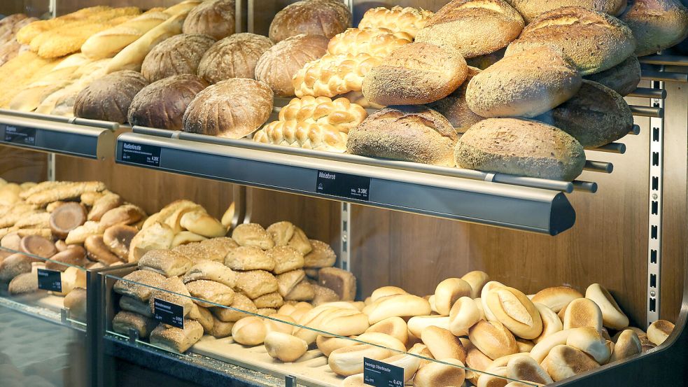 Eine üppige Auswahl beim Bäcker. Symbolfoto: Jan Woitas/dpa