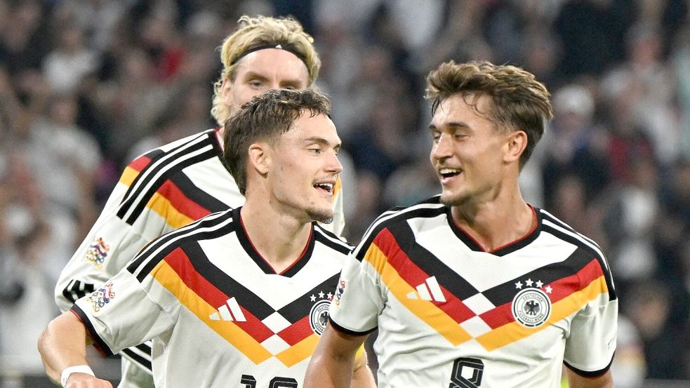 Florian Wirtz (17) zeigte gegen Serbien eine sehr gute Leistung.  Foto: Sven Hoppe/dpa