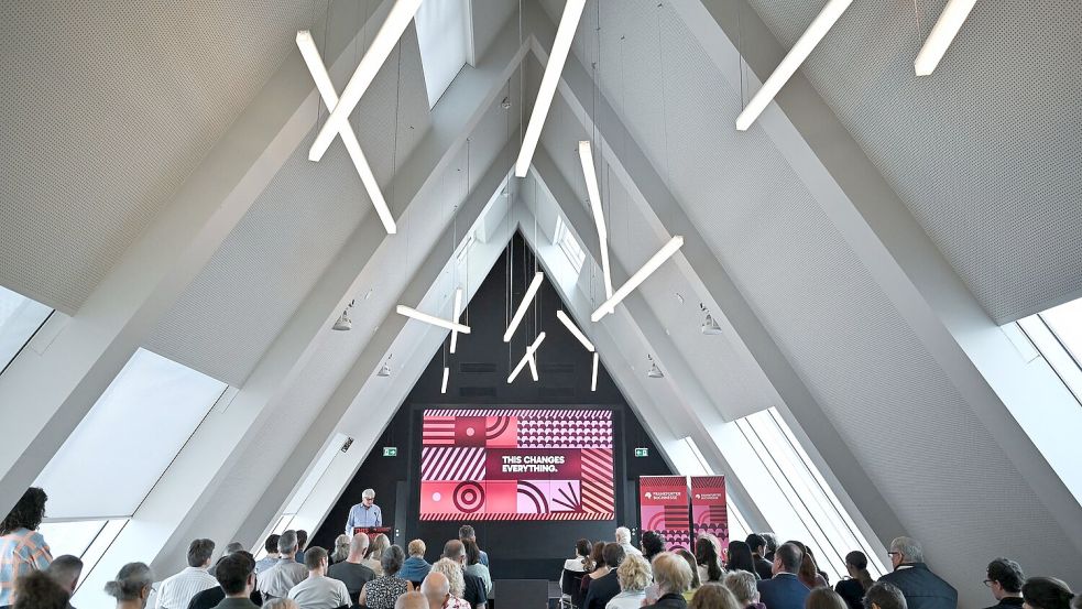 Was bringt die Buchmesse 2026? Bei der Vorschau-Pressekonferenz gab es Details. Foto: Florian Wiegand/dpa