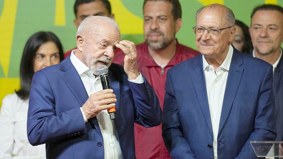 Amtsinhaber Lula will zum vierten Mal Präsident werden. Foto: Andre Penner/AP/dpa