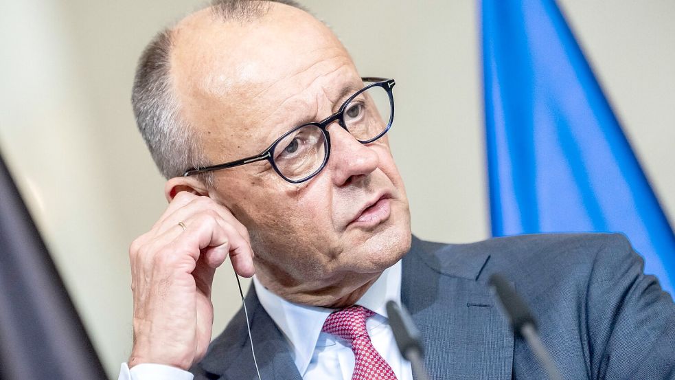 Merz bringt im Ringen um den EU-Haushalt ein neues Szenario ins Spiel. Foto: Michael Kappeler/dpa
