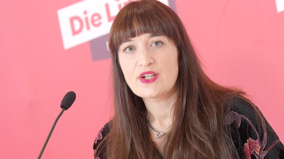 Heidi Reichinnek, Fraktionsvorsitzende der Linken im Bundestag, nennt die Rentenreform einen „fatalen Fehler“. Foto: Imago / Political-Moments