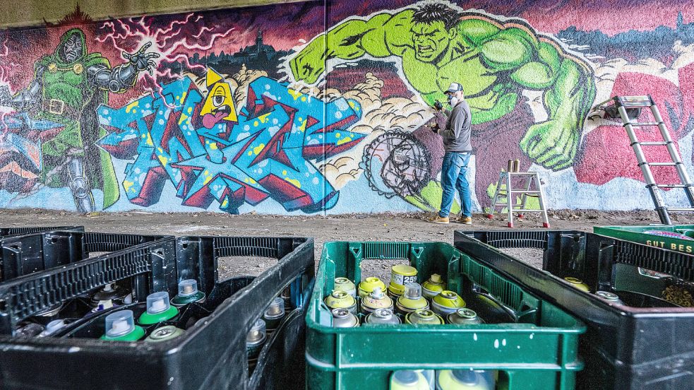 Ein Kunstwerk in Leer soll angepasst werden. Foto: Klaus Ortgies