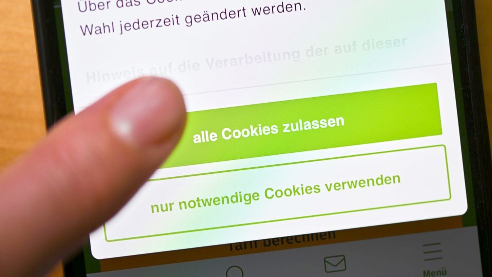 Manche Cookies werden automatisch gespeichert, andere müssen genehmigt werden. (Symbolfoto)  Foto: Patrick Pleul/dpa