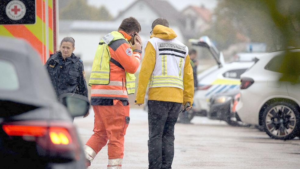 Zwei Beschäftigte des Landratsamts starben an den Schüssen. Foto: Tizian Gerbing/dpa