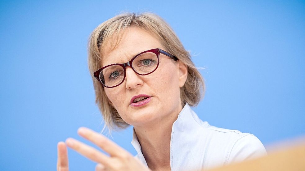 Für Grünen-Chefin Franziska Brantner ist Trumps Vorgehen „skrupellos“. (Archivbild) Foto: Michael Kappeler/dpa
